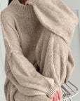 Pullover, flauschi, Stehkragen, 10+ Farben