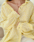 Musselin Bluse, bunte Leo, 6 Farben