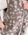 Teddyweste, Leo, Taupe-Beige
