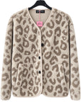 Teddyjacke, Leo, Beige