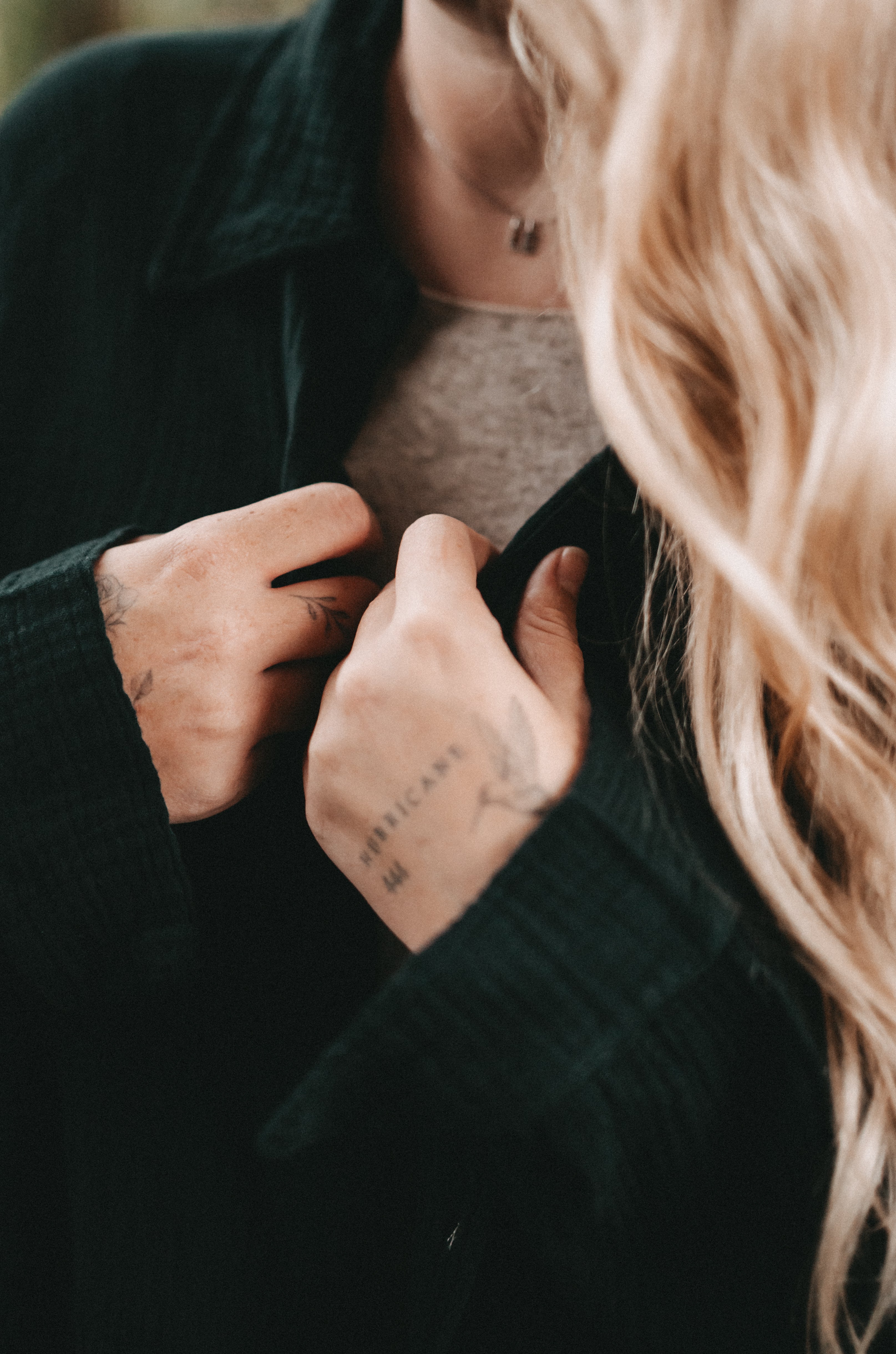 Musselin Bluse, long oversize, Schwarz