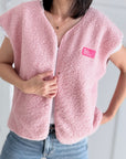 Teddyweste, Dress for Yourself, Babyrosa
