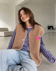 Teddyweste, Dress for Yourself, Camel