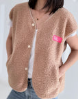Teddyweste, Dress for Yourself, Camel