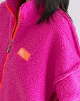 Teddyjacke, Dress for Yourself, Hot-Pink