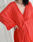 Kleid mit Knoten, 2 Farben