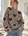 Pullover, Herzen & Argyle, Taupe