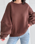 Sweatshirt, Classic, Schoko