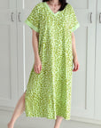T-Shirt-Kleid, Leo, Matcha