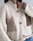 Strickjacke, Color Pocket, 4 Farben