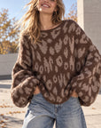Pullover, Leo, Ballonärmel, 5 Farben