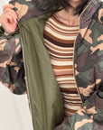 Camouflage-Steppjacke