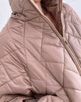 Steppjacke mit Rüschenmanschetten