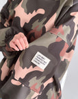 Butterstoff-Sweatshirt, Camouflage & Patch