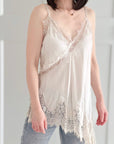 seidiges Spitzentop, 4 Farben