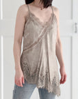 seidiges Spitzentop, 4 Farben
