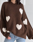 Pullover, Herzen, Schoko