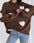Pullover, Herzen, Schoko