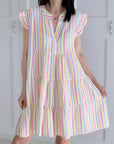 Musselin Tunika, Pastell-Look