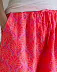 Musselin Shorts, Palmenblätter, 4 Farben