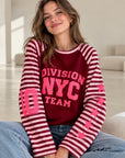 Longsleeves, NYC & Stars, Bordeaux