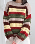 Pullover, Farbstreifen, Gelb