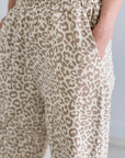 Leo Baumwollhose, Taupe-Beige