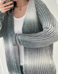 Strickjacke, Farbverlauf