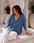 Strickjacke, Alpaka, 10+ Farben