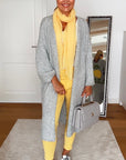 lange Strickjacke, Lemon, 2 Farben