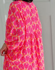 Musselin Kleid, Classic, Palmblätter, 2 Farben