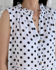 Musselin Tunika, Polka Dots, 4 Farben