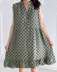 Musselin Tunika, Polka Dots, 4 Farben