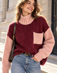 Pullover, Color Pocket, 3 Farben
