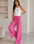 Musselin Hose, Leo, Hotpink