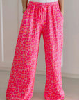 Musselin Hose, Wild-Leo, Pink-Rosa