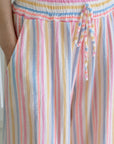 Musselin Hose, bunte Streifen, 2 Farben