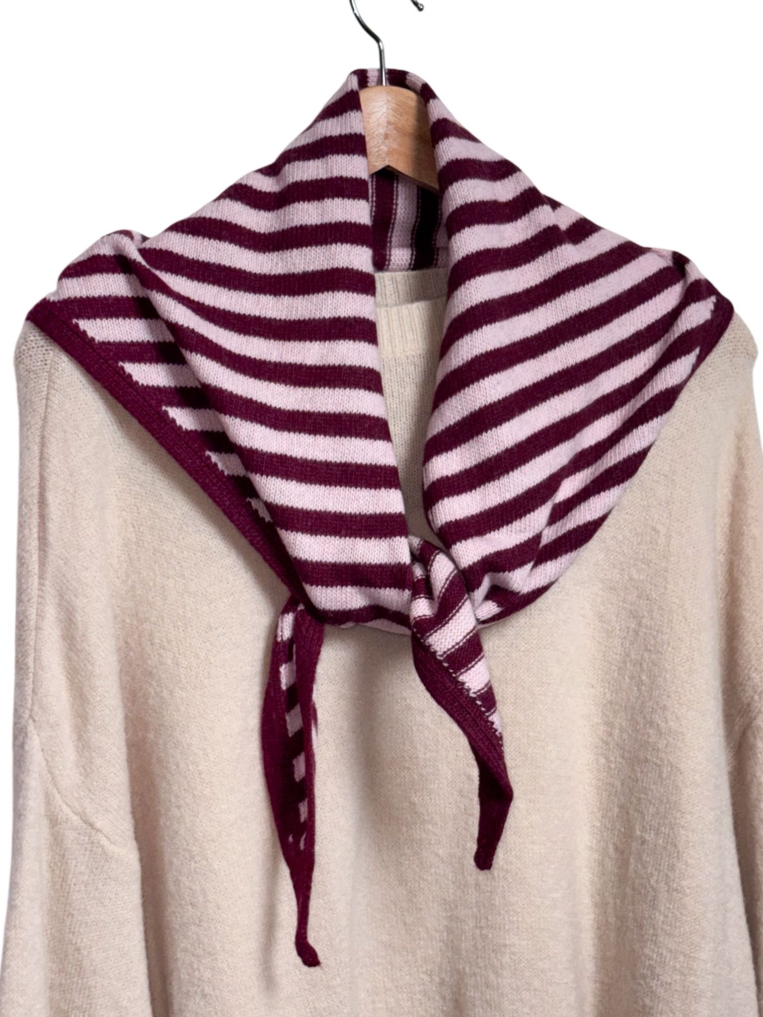 Dreieckstuch, Streifen, 4 Farben