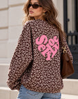 Sweatshirt, Leo, 3D-SelfLove, Schoko