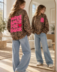 Sweatshirt Leo „More Amor Por Favor“, Camel