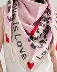 Dreieckstuch, Love & Leo, 5 Farben