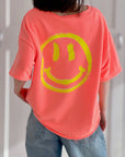 Sweat-T-Shirt, Smiley I, 2 Farben