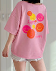 Sweat-T-Shirt, Smiley II, 3 Farben