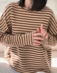 Longsleeve, Streifen, 7 Farben