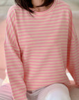 Longsleeve, Streifen, 7 Farben