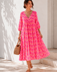 Musselin Kleid, Classic, Palmblätter, 2 Farben