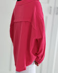 Musselin Bluse, regular, Wassermelone