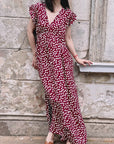 Kleid, Rückenausschnitt, ärmellos, Polka Dots, 5 Farben