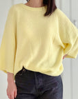 Pullover, Alpaka, Rundhalsausschnitt, 3/4 Ärmel, 6 Farben
