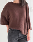 Pullover, Alpaka, Rundhalsausschnitt, 3/4 Ärmel, 6 Farben